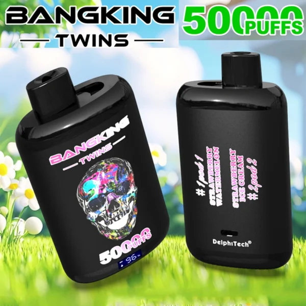 Bang King Twins 50000 Puffs – Kettős ízű, egyszer használatos vape nagykereskedelmi forgalmazásra