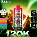 Bang Legend 120K Puffs – 5 az 1-ben Vaping, 120,000 Puff és Több Íz - Image 9