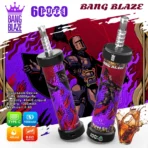 Bang Blaze 60K Shisha | 60,000 Slukk és kristálytiszta egyszer használatos vape - Image 4