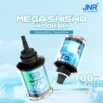 JNR Mega Shisha Hookah 100000 Puff – Nagy Kapacitású Vaping és LED Kijelző
