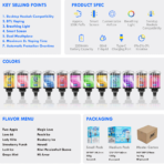 JNR Mega Shisha Hookah 100000 Puff – Nagy Kapacitású Vaping és LED Kijelző - Image 14