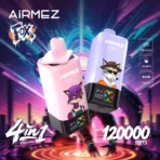Airmez FOX 4IN1 120k Eldobható Vape Device 120000 Fújás
